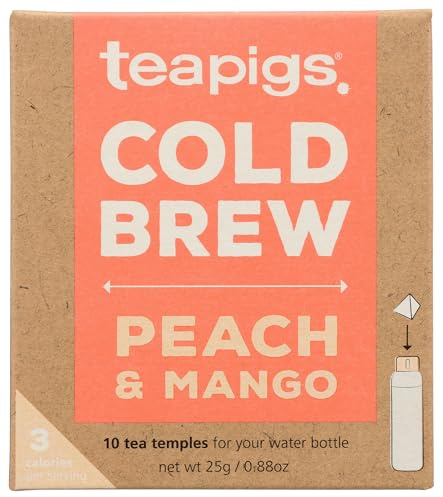Teapigs, Tea Cold Brew Peach Mango, 0.88 Ounce