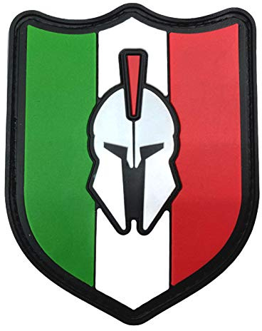 Italienisches Italien Flagge Zenturio PVC Airsoft Paintball Klettverschluss-Flecken Cosplay Patch