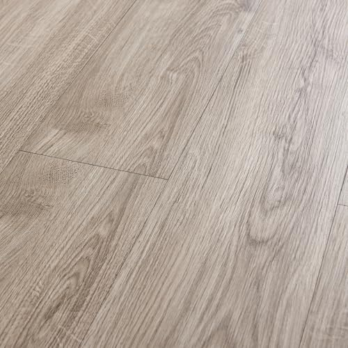 neu.holz Golvbeläggning, självhäftande, olika storlekar, vinyl, laminat, halkfria, dekorativa golvbrädor för golvvärme