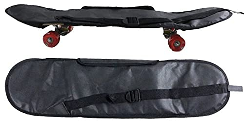 N\A Skateboard Bag Longboard Carry Bag Black Skateboard Bag One Shoulder Skateboard Carry Bag for Skateboarding (Black)