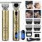 Tondeuse Cheveux Hommes, Tondeuse Barbe Electriques Professionnelle, Sans Fil Rasoir, Écran à LED, Rechargeable, Silencieuse pour les Enfants et la Famille