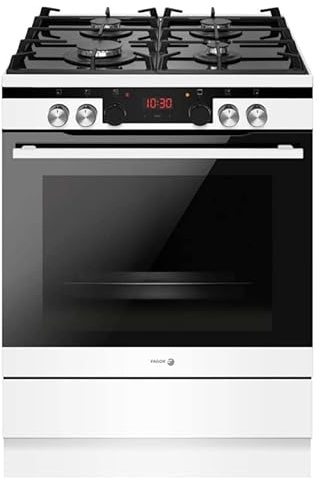Cocina Gas FAGOR 3CLG-610BB 4F Cristal Blanco