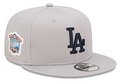 New Era - MLB Los Angeles Dodgers Team Side Patch 9Fifty Snapback Cap Farbe Grau, Größe S-M