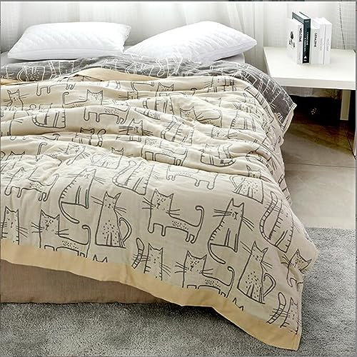LGYKUMEG Persische decke,Kuscheldecke 200x230cm,Decke Boho Style Tagesdecke,gewebte decke,sommerdecke,Atmungsaktiv und Weich Sofaüberwurf Leichte Bequeme Universale Dece für Ganze Saison,D,200*230cm
