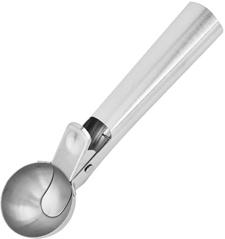 Pelle en acier inoxydable, cuillère à crème glacée avec manille