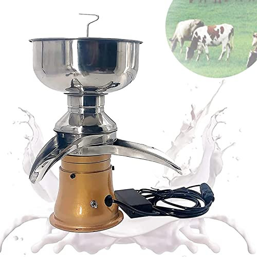 Macchine domestiche， Separatore centrifugo per Crema di Latte, separatore Elettrico per Crema, centrifuga per Burro da Cucina, Macchina Professionale per la scrematura de