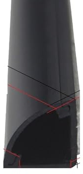Canaleta Cables Cubierta de cable de suelo con ranura triangular, Protector de cable autoadhesivo, Protector de conducto de cableado, corrector de Cable con ranura for cable eléctrico, Manage Cove(Bla