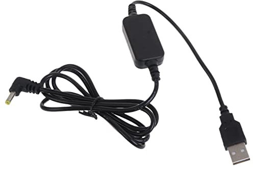 Rebellious Cavo convertitore di tensione USB da 5 V a 12 V, cavo adattatore di alimentazione con presa CC, 4,0 mm, 7 mm, USB 5 V a