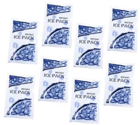 PACKOVE 8stücke Einweg-eisbeutel Für Schnelle Kühlung Für Outdoor-aktivitäten Und Erste Sofortige Kältekompressen Für Verletzungen Und Erleichterung Von