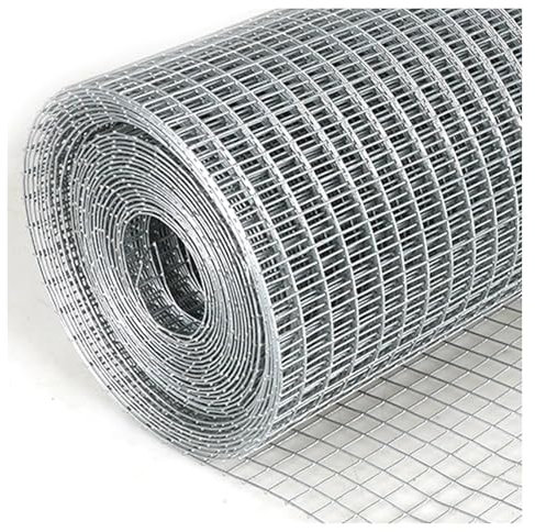 VXHCS Drahtgitter Metallgitter, Drahtzaun für Hochbeet, 10mm/0,6mm Volierendraht Garten Bauernhof Treppe Dekor Netz(0.6x6m/2x19.7ft)