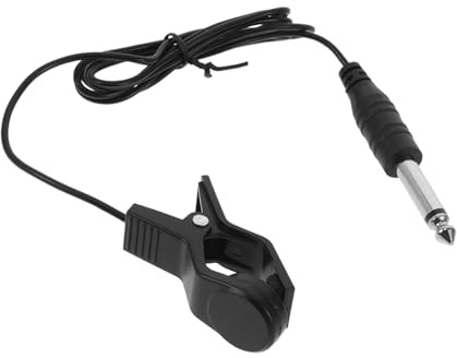 Toddmomy Akustischer Tonabnehmer für Violine und Akustikgitarre mit Präziser Stimmung und Tragbarem Abs Bronze Design für Musikinstrumente