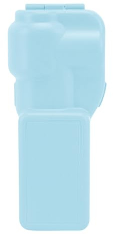 Akozon Cubierta Integrada de Lente y Protección de la Pantalla, Caja de Flip de Protección de Cámara de Cámara Portátil, Cabina para la Cámara de Bolsillo 3 (Blue)