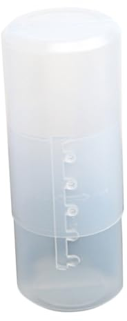 LOLIPPYY Portacepillos de Maquillaje Ajustable con Tapa Transparente Organizador Cosmético Portátil y Ligero Cubo para Brochas para Viajes y Diario