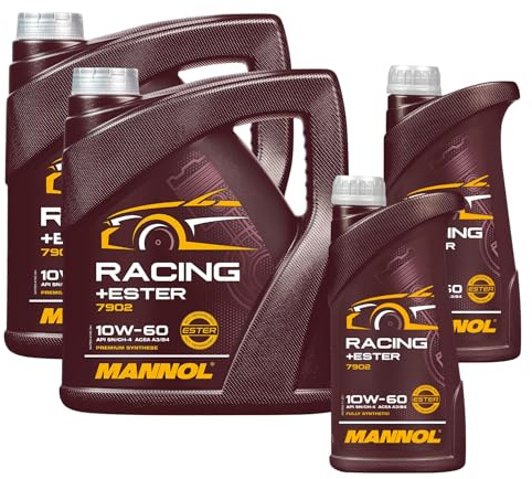 10 Liter Orignal MANNOL Motoröl SAE 10W-60 RACING+ESTER Engine Oil Öl 11192178