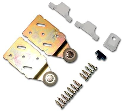 Ironmongery Solutions® Single Top Fittings Kit for Sliding Door Systems, Top-Mounted, for Wardrobe, Room Divider, and Internal Door
