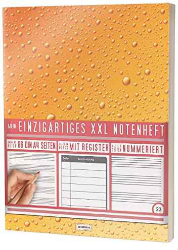 Mein Notenheft / 86 Seiten, 44 Blätter, 12 Systeme / Mit Register und Seitenzahlen / PR301 „Tautropfen“ / DIN A4 Softcover