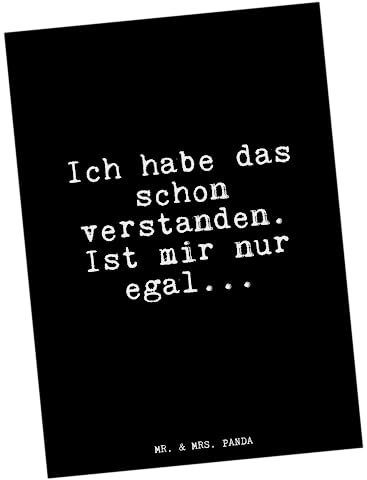 Mr. & Mrs. Panda Ansichtskarte Ich habe das schon... - Geschenk, Postkarten, bildkarte, Familie, Kinder, Freundin, Ansichtskarten, Grußkarte, Kunstkarten, Tochter, Freund, Postkarte, Sprüche
