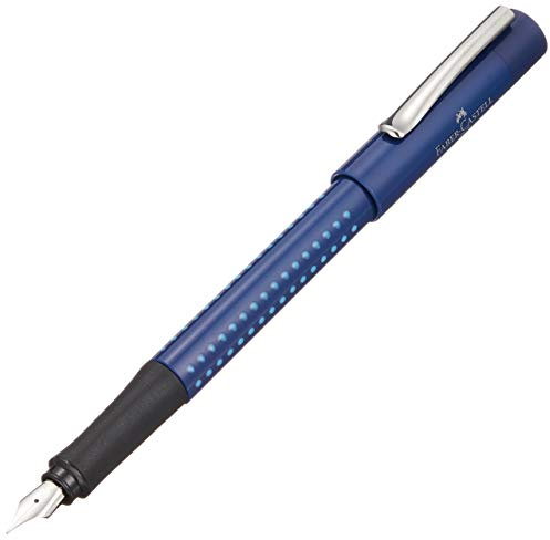 Faber-Castell Füller Grip 2011 M (Füller, blau/hellblau, 1)