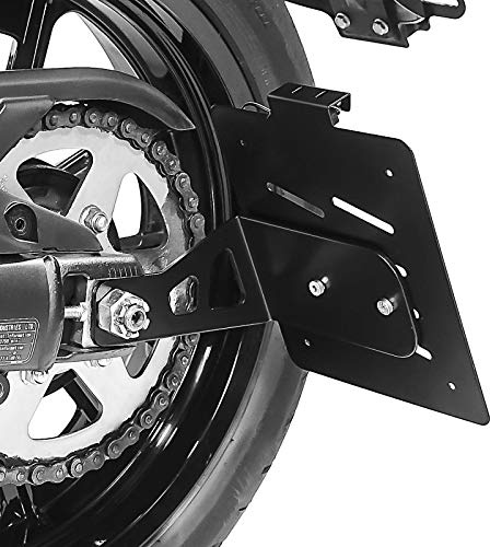 Kennzeichenhalter seitlich M kompatibel mit Kawasaki Vulcan S/Café 15-25 schwarz