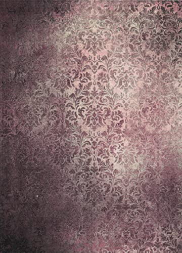 Zita`s Creative Rispapper A4 – antik gardin, bordeaux. Motiv-halmsilke, halmsidenpapper, decoupage papper