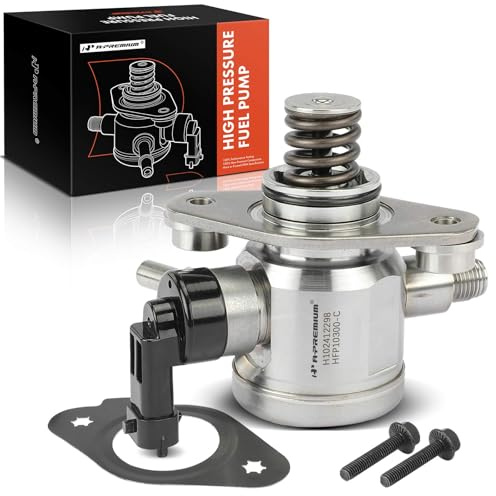 A-Premium High Pressure Fuel Pump with Gasket and Bolts Compatible with Chevrolet Equinox 2010-2017, Malibu 2013-2014, Impala & GMC Terrain 2010-2017 & Buick LaCrosse, Verano, Regal, L4 2.4L
