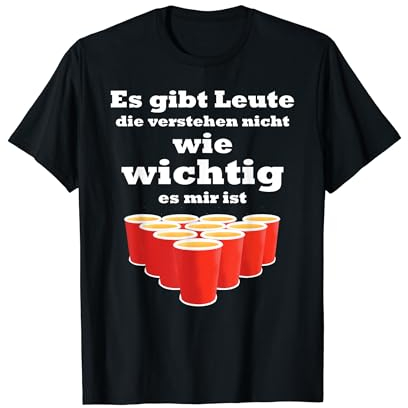 Beerpong Herren Bier Pong Bierpong T-Shirt