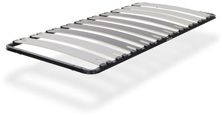 i-flair Lattenrost Deck 80x200 cm - Stabiler Metall-Lattenrahmen mit Breiten Latten für alle Betten und Matratzen geeignet