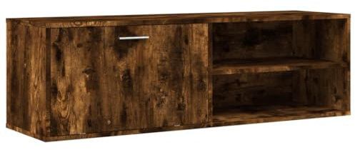 vidaXL Mobile Porta TV Rovere Fumo 120x34x37 cm Legno Multistrato