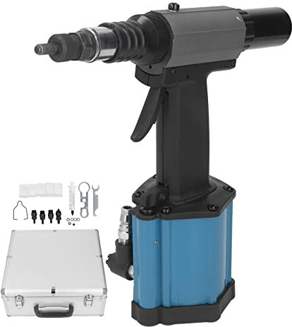 flexman KP 728 M3~M8 Kit de Remachadora Neumática Alta Resistencia, 0,5~0,7Mpa 14000~19600N Herramienta Tuerca Remache Hidráulica Aire Aleación, Pistola Tuerca Remache Automática
