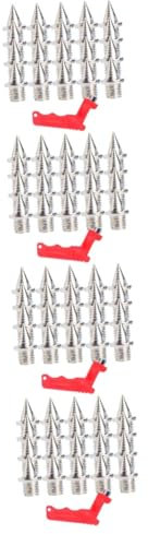 Toyvian 4 Juegos Clavos de Atletismo Reemplazables Zapatillas de Correr Extractor Tacos de Sprint