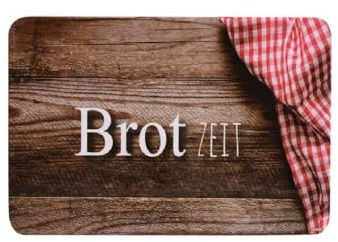 Dekor Frühstücksbrettchen Brotzeit, 23L x 0.4B cm
