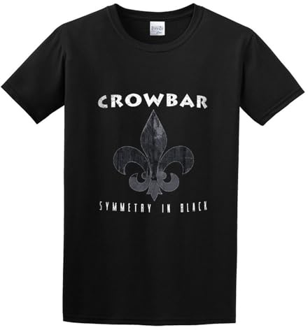 QIANHANTANG Crowbar American Band Unisex 100% Cotton Short-Sleeve T-Shirts Black S