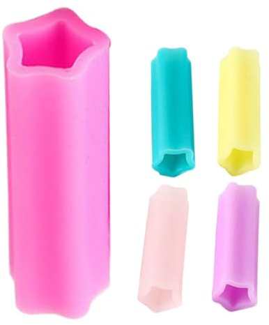 Funda de Silicona Protectora 5 Piezas para Tijeras de Cutículas
