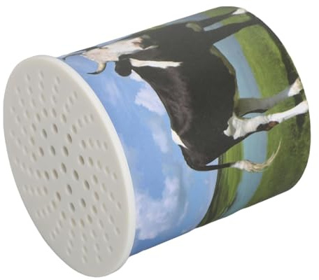 Jouet sonore Animal pour – Boîte vocale de Vache de 12 cm, Tube de Bruit inversé, Moo Can réaliste | Générateur de Sons de Ferme Amusant pour et Adultes, thérapie pour Personnes âgées,