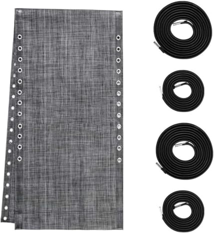 VrayKnol Housse de rechange pour fauteuil de plage - Tissu en nylon - 160 x 43 cm - Convient pour chaises de plage - Résistante à la pluie et au soleil - Gris foncé