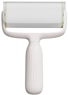 USOHJZ 10 Rollen Zerreißbarer Fusselroller, Klebrige Rolle, Papier, Staubwischer, Tierhaare, Kleidung, Teppich, Tousle-Entferner, Austauschbare Reinigungsbürste, Zubehör(White)