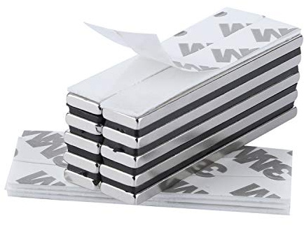 Yizhet 10 Pezzi Magneti al Neodimio Extra Forti 60x10x3 mm