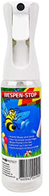 Nanoprotect WESPEN-Stop | Vertreibt Wespen nur mit Wasser | Feiner Nebel simuliert Regen | Die Wespe flüchtet | Keine Chemie