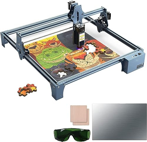 SCULPFUN S9 Laser Graviermaschine, 90W Effekt Laserschneider, lasergravur maschine, Schnelle Schnittgravur, Schnelles Gravieren, Augenschutz, für DIY Holz Metall