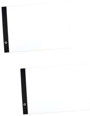 COHEALI 2st Artcraft Light Pad Tracer Leuchttisch Zum Nachzeichnen Verfolgungslicht-pad A4 Leichtes Pad Zeichenblock Für Kinder Led-tracing-tablet Zeichenkopierblock A3 Mode Weiß Tablette