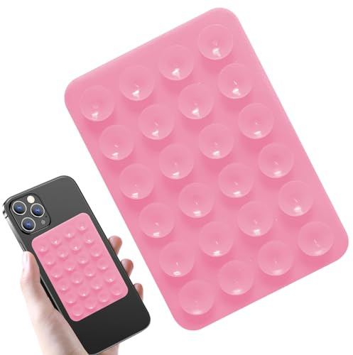 Duqulle Supports De Téléphone À Ventouse en Silicone | Support Adhésif pour Coque De Téléphone À Ventouse en Silicone | Support À Forte Adhérence pour Les Téléphones Portables