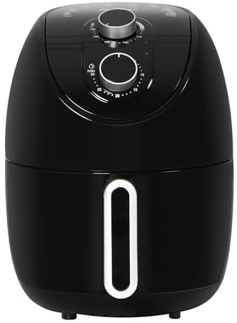Panana Compact Rapid Digital Air Fryer 3.5L 1200W, 8 Preset Cooking Functions, LED Display Air Fryer Timer, Max Temp 200°C, Healthy Oil Free