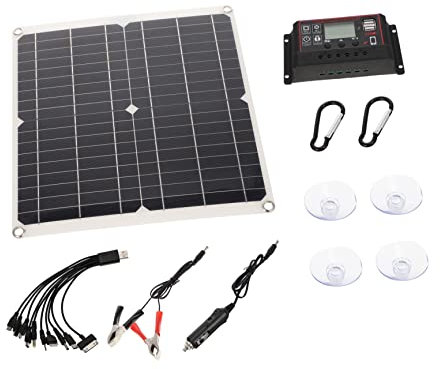 Panneau Solaire 25 W À Haut Rendement De Conversion Chargeur Solaire Compact d'urgence pour Le -uni