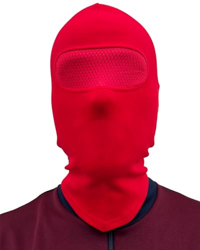 PGWEAR Sturmhaube mit Netz vor den Augen in schwarz blau weiß rot gelb grün
