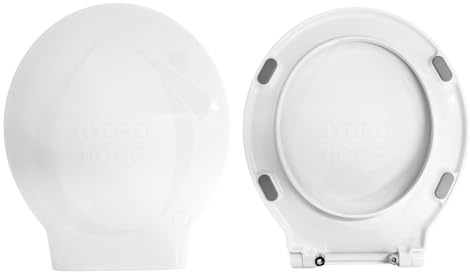 Copriwater Sedile Wc Ergo Galassia Come Originale, In Plastica Termoindurente,Colore Bianco MADE IN ITALY CHIUSURA AMMORTIZZATA