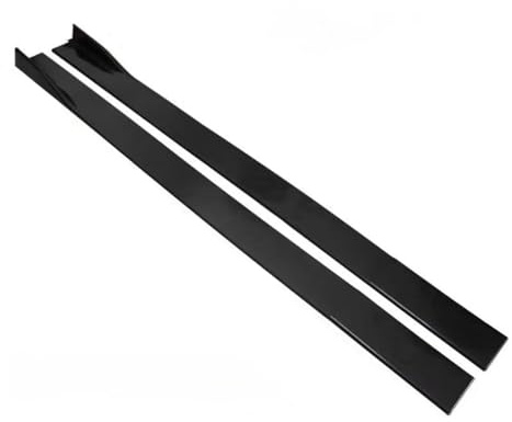 Minigonne Laterali Auto Per VW Per Golf 7 7.5 Per MK7/7.5 Per R Per GTI Per Line 2013-2019 Auto Lato Inferiore Splitter Diffusore Aletta Ala Laterale Minigonne Laterali(Gloss Black 1.9M)