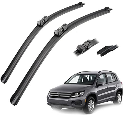 ZWXHN 2 Teile/Satz Frontscheibe Wischerblätter Bürsten Cutter Zubehör Für V&w Für Tiguan MK1 2007 2008 2009 2010 2011 2012 2013 2014 2015 2016 2017