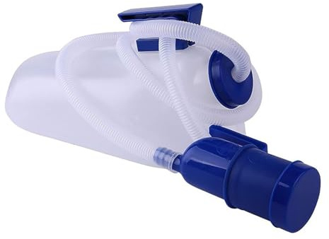 Urinoir masculin grande capacité 3000 ml, récipient de collecte d'urine avec tube de 1,6 m de long, bouteilles d'urine for patients alités