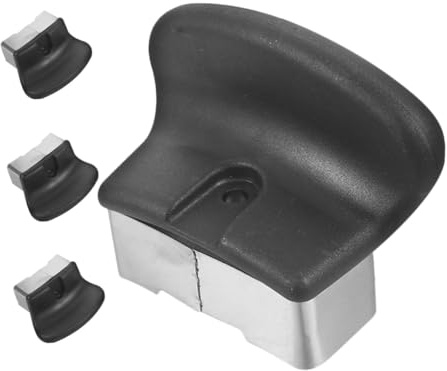 Cabilock 4 Piezas Asas Laterales Antideslizantes para Ollas y Cacerolas Mango de Acero Inoxidable para Olla Presión y Vaporera Instalación Rápida y Superficie Fácil de Limpiar