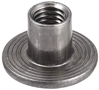 sourcing map 30 Stück M6x17,5x1,4mm T Mutter Kohlenstoffstahl Befestigungsmaterial Montagebefestiger Durchgangsloch Flanscheinsatz Innengewinde